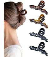 HOKEMP 4 Pack Large Claw Clips for Women - 5.12 Inch Hair Claw Clips Non-slip Hair Clips with 360...