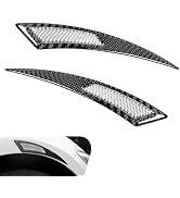 Diamall 2 PCS Car Wheel Eyebrow Stickers, Carbon Wheel Brow Non-Collision Strips, Self-Adhesive R...