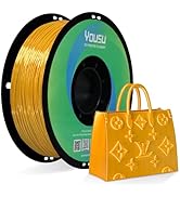 YOUSU Silk TPU Filament 1.75mm,3D Printer Filament TPU95A Flexible Soft Rubber, 1kg Spool (2.2 lb...
