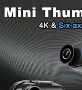 4K Mini Body Camera Action Cam with Six-axis Image Stabilization Audio &amp; Video Recording - 128G T...