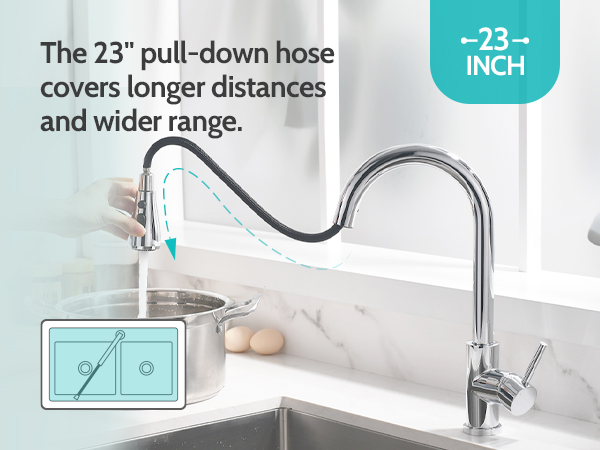 kitchen faucets with flexible hose