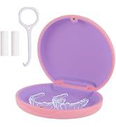 ACSKD Aligner Case, Slim Retainer Box for Travel, Retainer Case Compatible with Invisalign Aligne...
