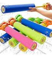 KIZONLY 6 Pack Water Squirter for Kids, Foam Water Pool Squirt Toy, Outdoor Swimming Beach Water ...