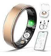 Giwbeiv Smart Ring for Women Men, Health Fitness Tracker Ring with Heart Rate/Sleep Tracker/Blood...