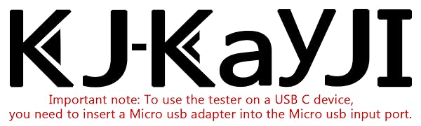 USB C Power Meter Testers usb power meter USB-C digital multimeter Voltage Testers Current