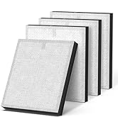 4 Pack HY4866 True HEPA Replacement Filters Compatible with MORENTO HY4866 Air Purifier, WESTHEY ...