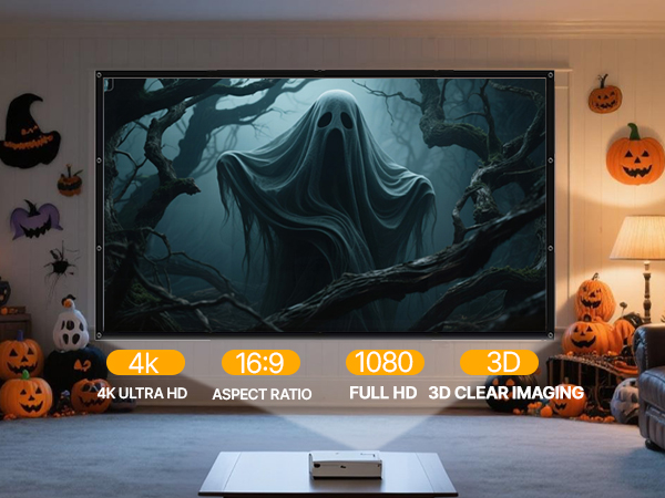 Holographic Rear Projection Screen