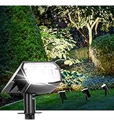 AUDERWIN Solar spotlights Outdoor 63 LED 3 Lighting Modes, IP65 Waterproof Lighten Yard Garden Ho...