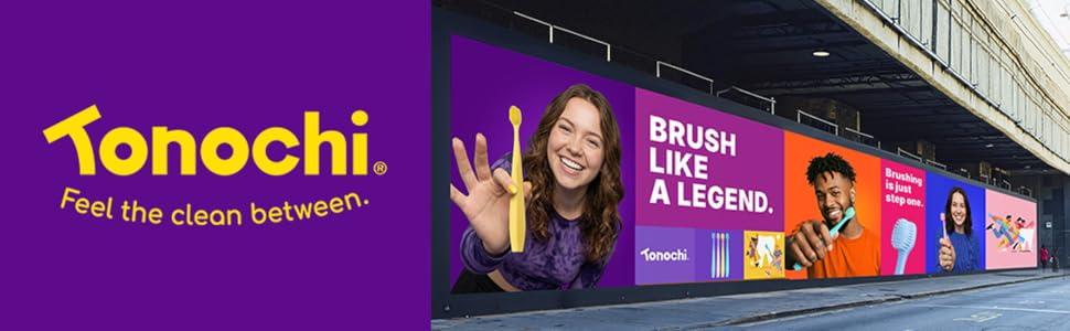 Tonochi oral care brand featuring innovative toothbrush designs and everyday dental care products.