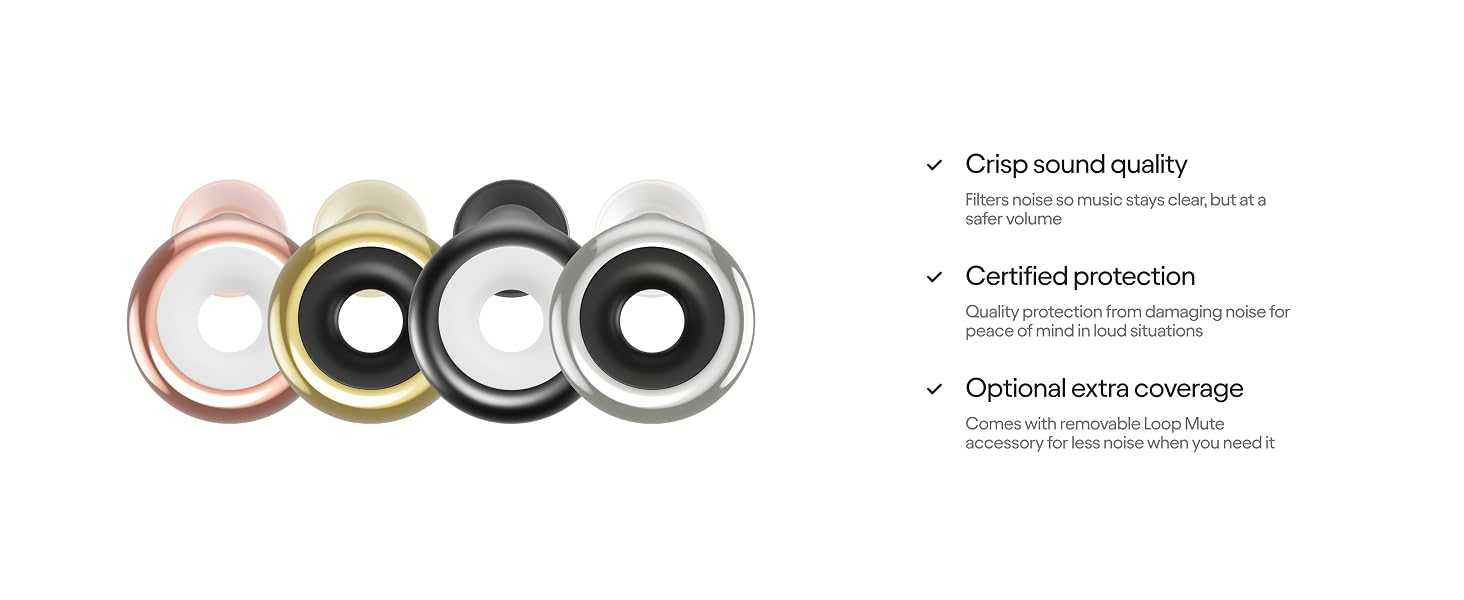 Loop Experience Plus Noise Reducing Earplugs