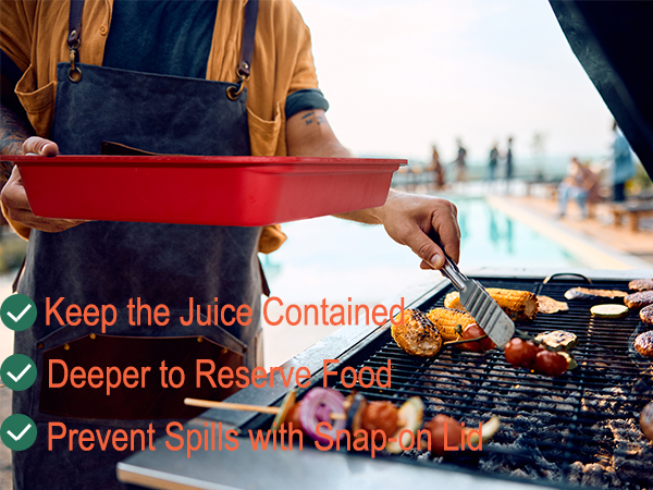 deep grilling prep tray