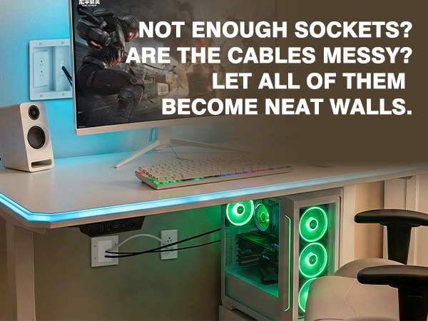 in-Wall TV Cable Management Kit