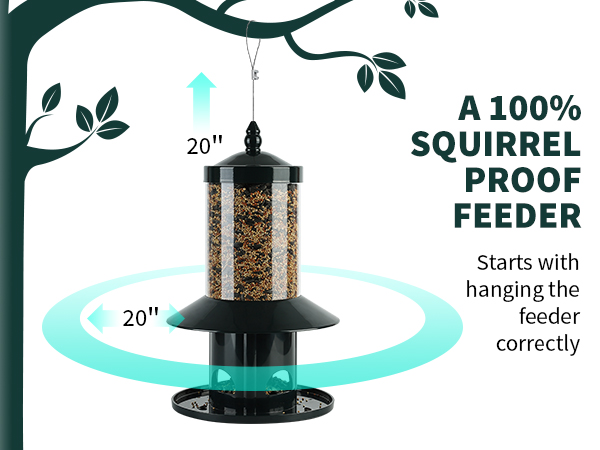 Squirrel-Proof bird feeder
