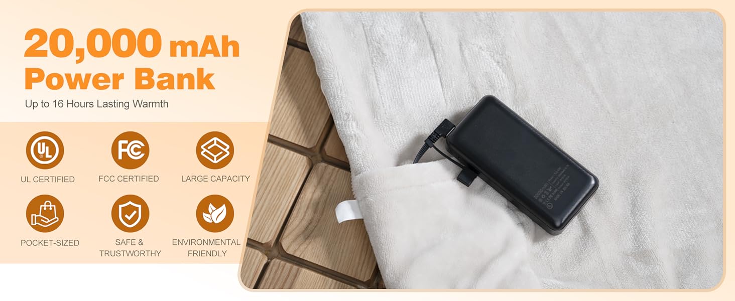 heated blanket battery