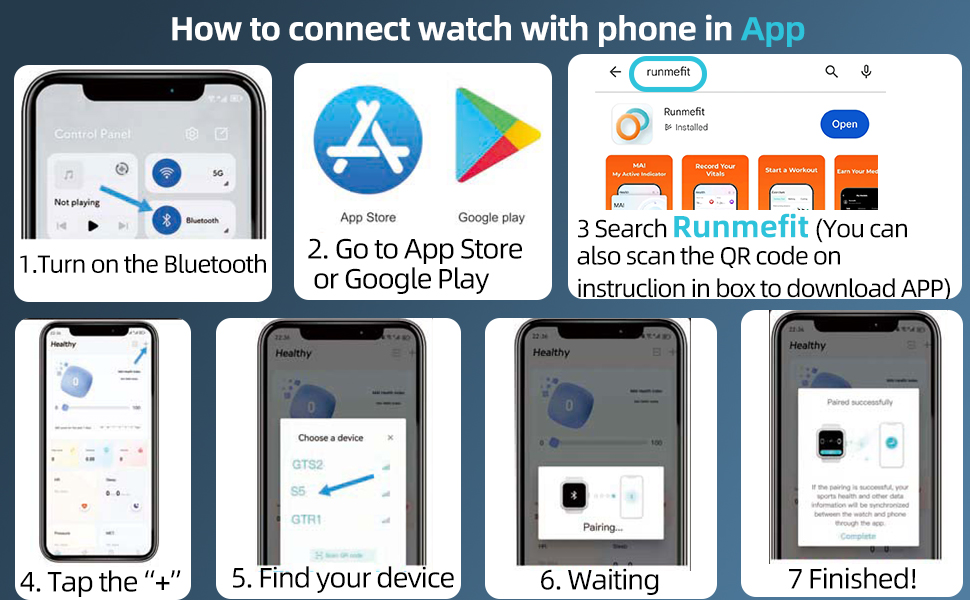 how to connect with app