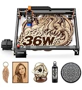ACMER S2 Pro Laser Engraver, 36000mW Laser Engraving &amp; Cutting Machine with Built-in 30L Air Pump...