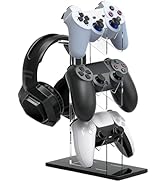 TOMAIDA Controller Stand 3 Tiers, Universal Controller Holder Headphone Stand, Headset Holder, Ac...