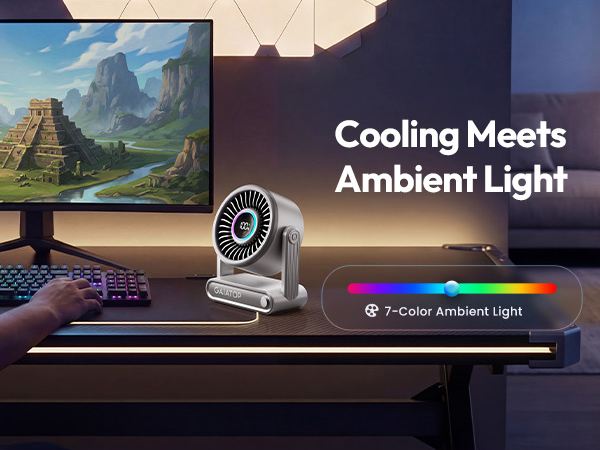 battery powered fan rechargeable fan for camping ventiladores recargables desktop fan