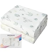 Swaddle Blankets for Newborn, 2 Pack Soft Nursery Receiving Blankets for Newborn, 47"x47" Muslin ...