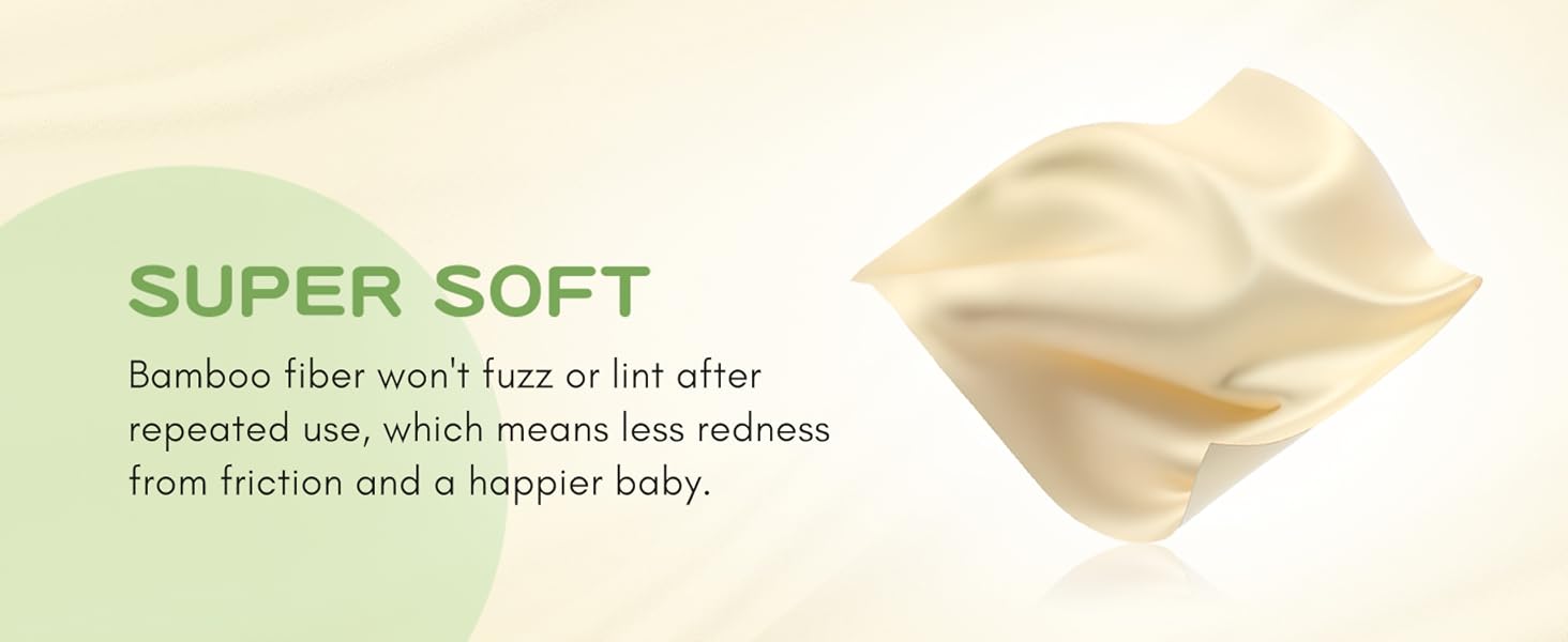 PoeticEHome Bamboo Baby Dry Wipes disposable face towels