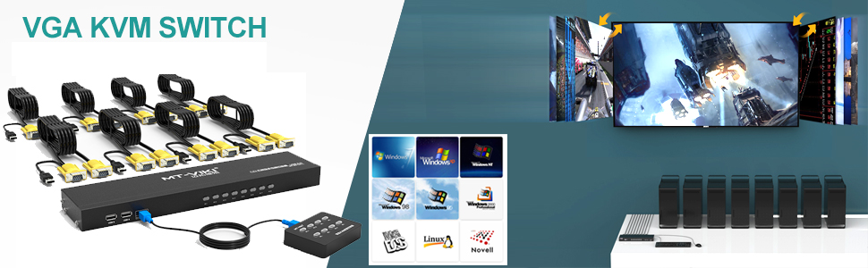 8 port vga kvm switch
