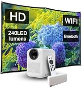 HP Projector CC180W Promo 3 in1, Portable HD Projector - outdoor projector and screen combo, USB-...