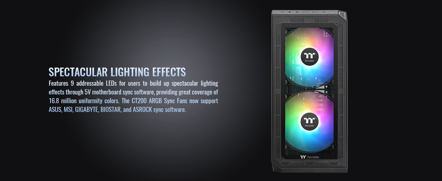 CT200 ARGB Sync PC Cooling Fan (Single Fan Pack)