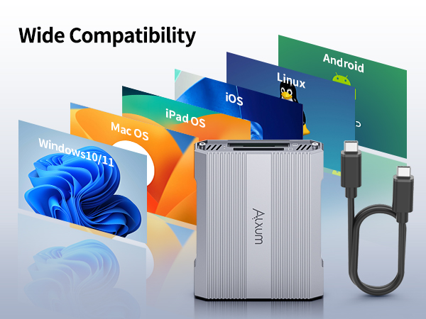 Alxum 10Gbps USB 3.2 Type B CFexpress Adapter