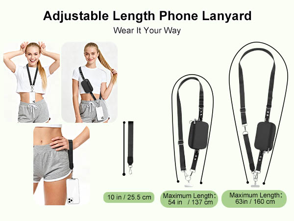 crossbody phone strap