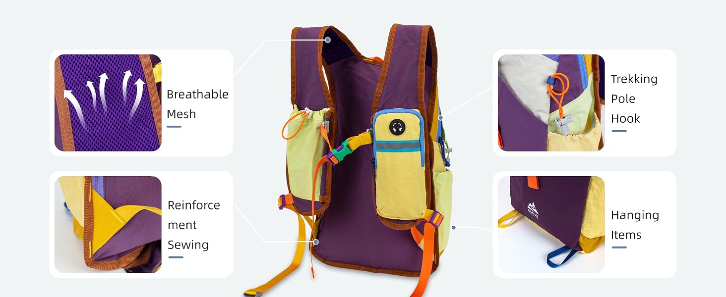 small hiking backpack