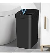 Anborry Bathroom Automatic Trash Can 4 Gallon Touchless Motion Sensor Small Garbage Can with Lid ...