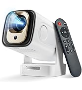 ENUOSUMA Mini Projector with WiFi &amp; Bluetooth - 4K Supported Portable Smart Projector, Auto Focus...