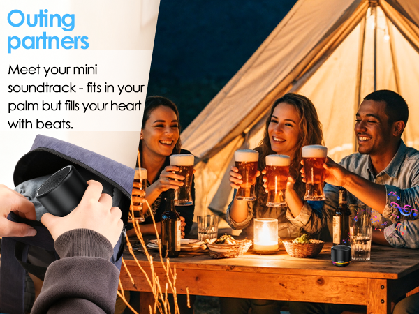 Mini Speaker with Loud Stereo Sound