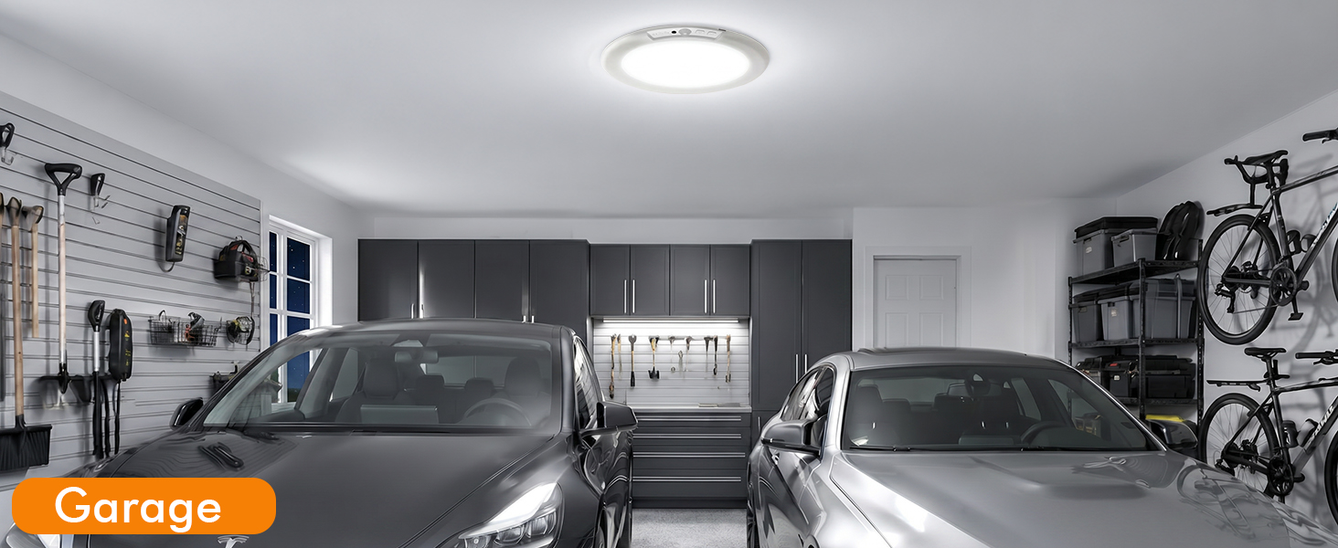 Rechargeable Ceiling Light, Magnetic Wireless Motion Sensor Ceiling Light, Wireless Battery Operated