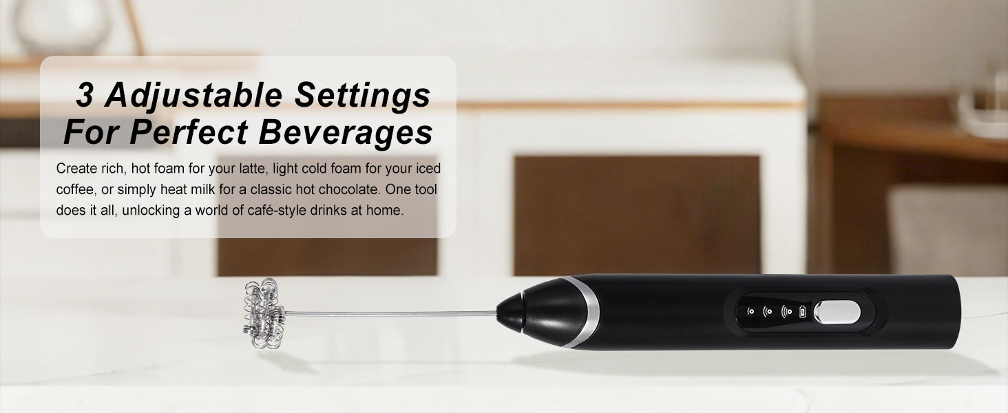 Handheld Milk Frother Wand