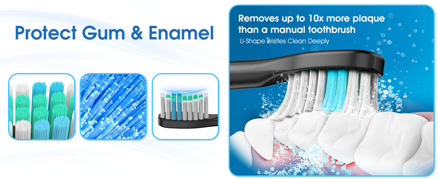 soft bristle electric toothbrush