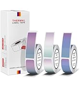 ORGBRO X1 Label Maker Tape, Genuine Thermal Label Print Paper 0.47"×1.57"(12×40mm), Standard Lami...