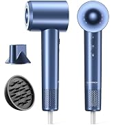 LAMPICK Hair Dryer, 150000 RPM Lightweight High Speed Ionic Blow Dryer for Fast Drying, 500 Milli...