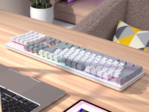 wireless mechanical keyboard, wireless gaming keyboard, bluetooth keyboard