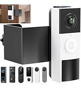 Anti-Theft Doorbell Mount No Drill Compatible with Tapo/Orbitell/Eufy/Aosu Video Doorbell, Univer...