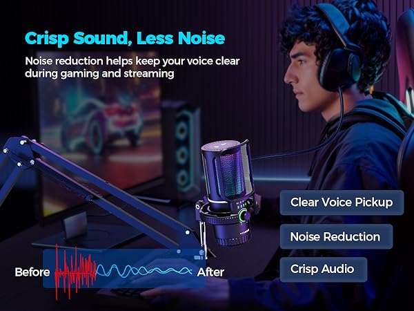 Crisp Sound, Less Noise