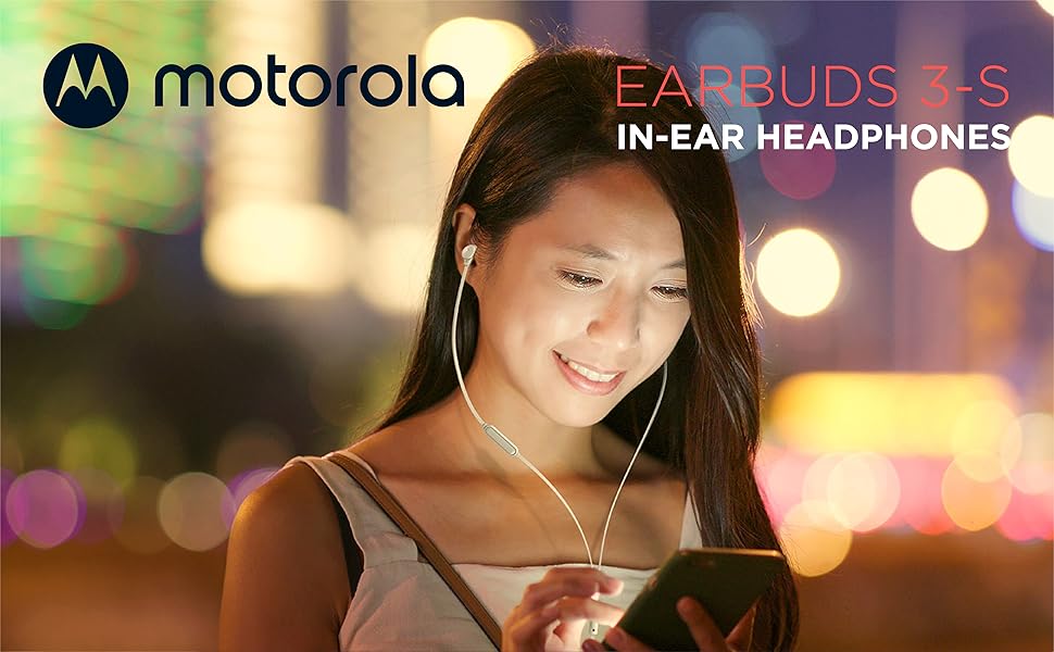 Motorola EARBUDS 3-S In-Ear Corded Headphones