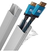 Cord Hider TV Kit -34" Cable Management Cord Cover Wall Wire Hider | Wire Covers for Cords, Cable...