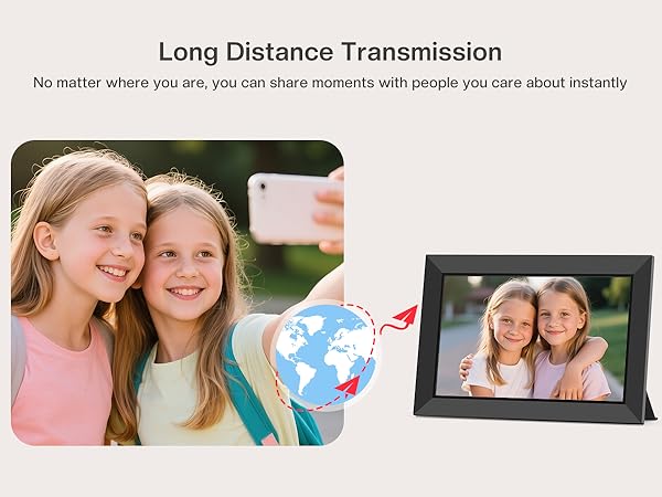 frameo digital frame wifi picture photo video share moment from phone