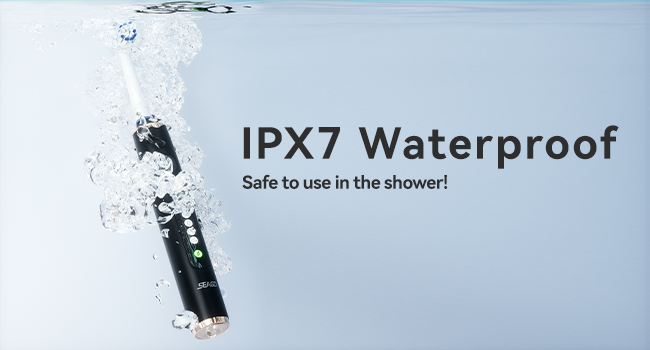 rotating electric toothbrushes IPX7 waterproof