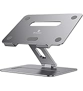 Laptop Stand, brocoon Adjustable Laptop Stand for Desk, Ergonomic Aluminum MacBook Stand with Hea...