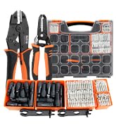 Noxtren 30PCS Solar Crimper Tool Kit - Crimping Tool, Wire Stripper, 25 Pairs Solar Connectors, S...