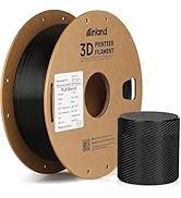 Inland PLA Basics Filament 1.75mm, Black Basic PLA 3D Printer Filament, Dimensional Accuracy +/- ...