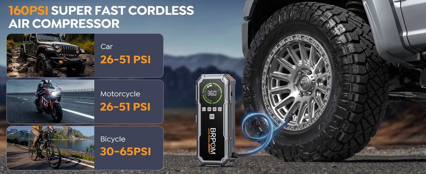 jump starter with air compressor