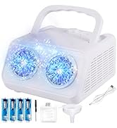 Bttyu Dual-Fan Bubble Machine | 20000+ Bubbles/Min for Outdoor Events, Weddings, Parties | Plug-i...